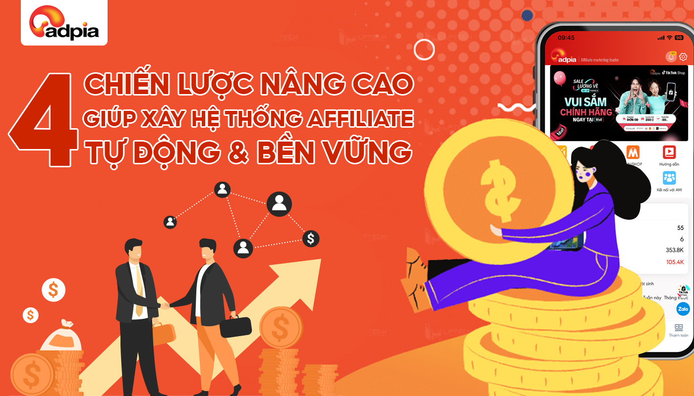 4 Chiến Lược Nâng Cao Giúp Xây Hệ Thống Affiliate Tự Động Và Bền Vững